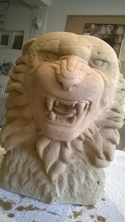 sculpture-figuratif-tigre-rugissant